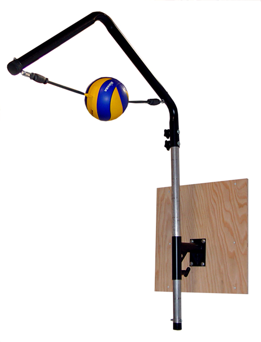 Volleyball Spike Trainer Model VST-400. Perfect your Volleyball hitting technique using the most cost-effective and durable Volleyball Spike Trainer on the market. Work on your Volleyball footwork, Volleyball Approach, Jump Technique, Volleyball Arm Swing, and Volleyball Contact.